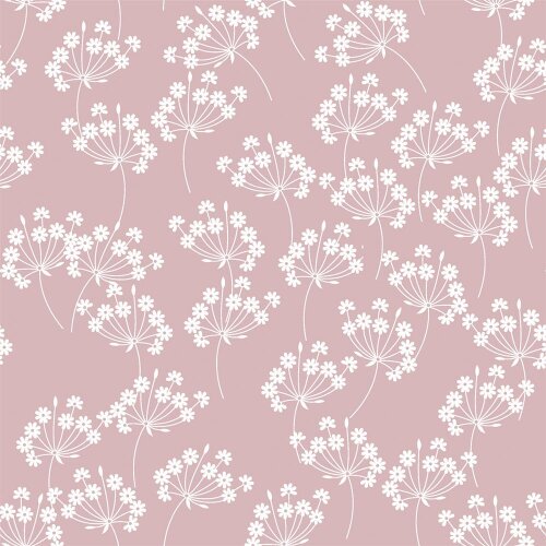 Muslin dandelion - antique pink