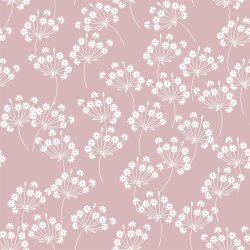 Muslin dandelion - antique pink