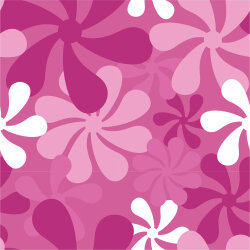 Baumwolljersey Blumenräder - pink