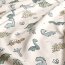 Cotton jersey funny dinosaurs - cream