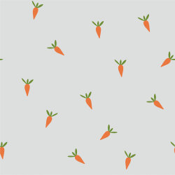 Cotton jersey carrots - light grey