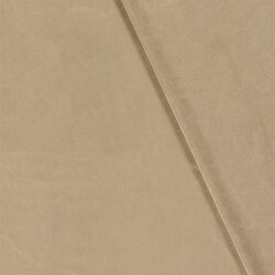 Wildlederimitat Uni - beige