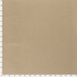 Wildlederimitat Uni - beige