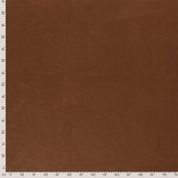 Wildlederimitat Uni - schokobraun