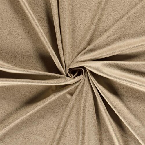 Wildlederimitat Uni Metallik - hellbeige
