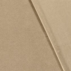 Wildlederimitat Uni Metallik - hellbeige