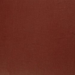 Musselin Slub *Marie* - dunkelrost