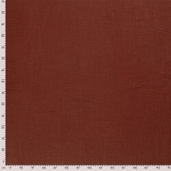 Musselin Slub *Marie* - dunkelrost