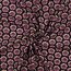 Babycord sunflowers - black
