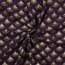 Babycord glitter fan - dark purple