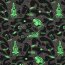 Baumwolljersey Neon Raketen - graphitgrau