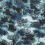 French Terry Camouflage Quad - azul sombra