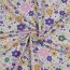 SWEAT MELANGE GLITTER FLOWERS - ECRU MELANGE
