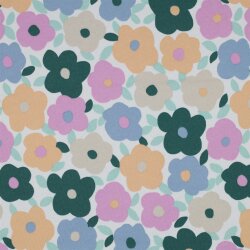 FLEURS DE JOGGING - BLANC