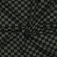 Tablero de ajedrez de punto gofre - negro/oliva