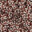 ROSELLA STRETCH BLOEMEN - BORDEAUX