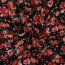 VISCOSE LUREX DIGITAL FLOWERS - NOIR