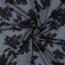 VISCOSE LUREX DIGITAL FLOWERS - BLEU