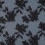 VISCOSE LUREX DIGITAL FLOWERS - BLEU