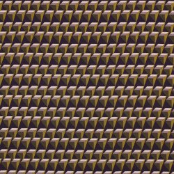 Viskose Popeline Stretch GEOMETRIC - dunkellila