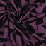 VISCOSE POPLIN STRETCH ABSTRACT - VIOLET
