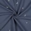 DOUBLE GAUZE EMBROIDERY STARS - JEANS
