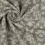 Musselin Jacquard Aztekenmuster - softoliv