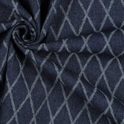 JEANS JACQUARD DIAMOND - INDIGO