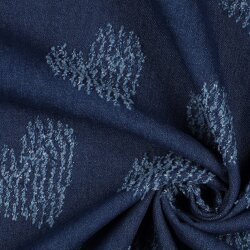 JEANS JACQUARD HEARTS - JEANS
