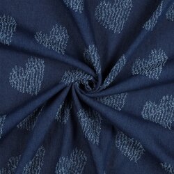 JEANS JACQUARD HEARTS - JEANS