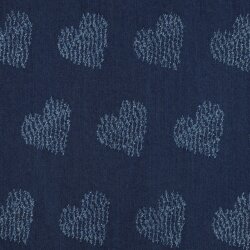 JEANS JACQUARD HEARTS - JEANS