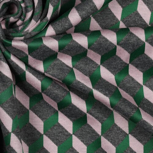 JACQUARD GRÁFICO DE PUNTO - VERDE