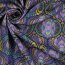 VISCOSE LUREX LEAVES - VIOLET