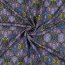 VISCOSE LUREX LEAVES - VIOLET