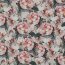 VISCOSE POPLIN STRETCH DIGITAL FLOWERS - LIGHT APRICOT