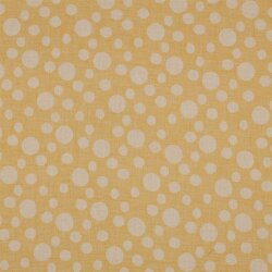 DOUBLE GAUZE JACQUARD DOTS - DARK YELLOW
