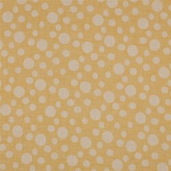 Musselin Punkte - blassgelb