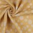DOUBLE GAUZE JACQUARD DOTS - DARK YELLOW