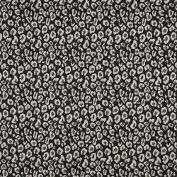 JACQUARD DE PUNTO LEOPARDO - NEGRO