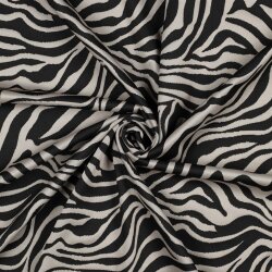 JACQUARD DE PUNTO CEBRA - NEGRO