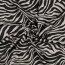 GEBREIDE JACQUARD ZEBRA - ZWART