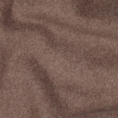 Baumwollfleece Uni Organic - MOCHA