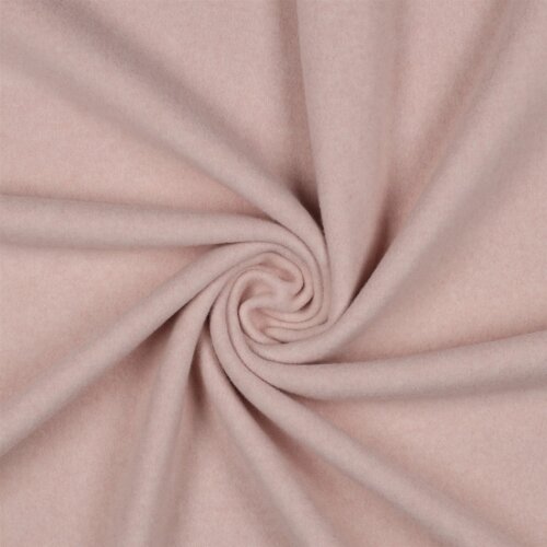 FLEECE COTTON GOTS - LIGHT ROSE