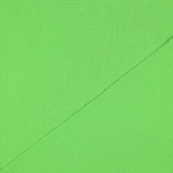 Muslin Uni *Gerda* BIO~Organic - Neon green