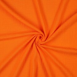 Muslin Uni *Gerda* BIO~Organic - Neon orange