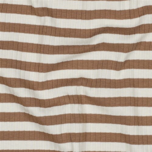 RIB YARN DYED STRIPE - CINNAMON