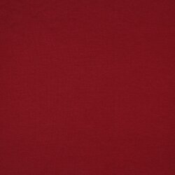 JERSEY DE COTON BAMBOU - WINE RED