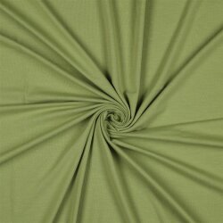 JERSEY DE COTON BAMBOU - VIEUX LIME