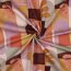 Canvas Digital bunte wilde Formen - braun
