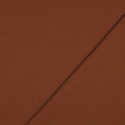 Waffelpiqué *Vera* 6mm- nougatbraun
